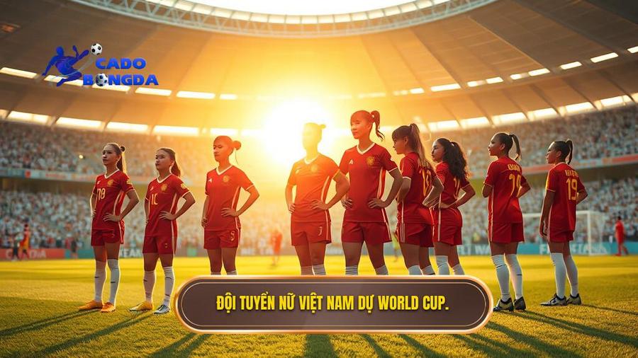 Đội tuyển nữ Việt Nam dự World Cup.