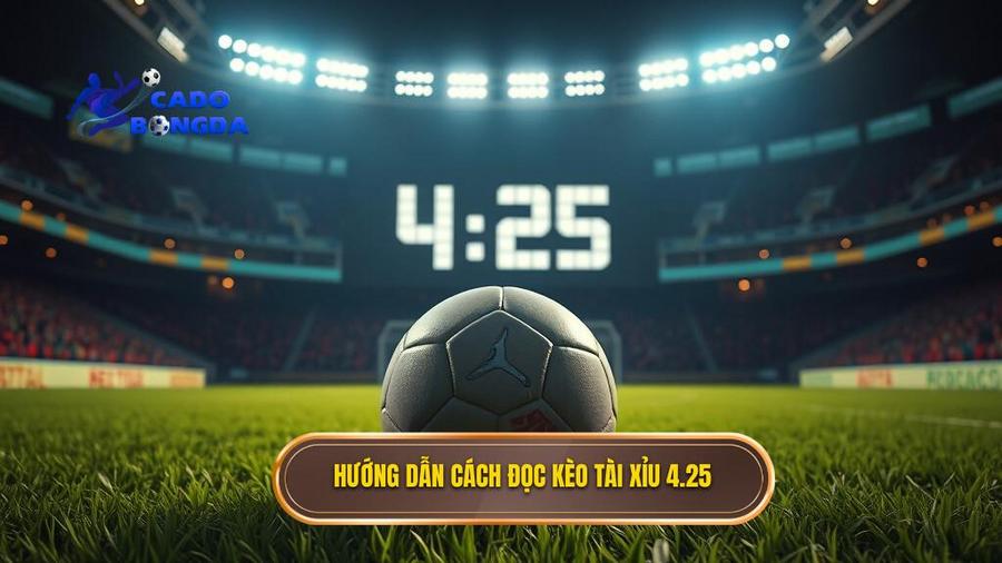 Cách đọc kèo tài xỉu 4.25 chi tiết nhất