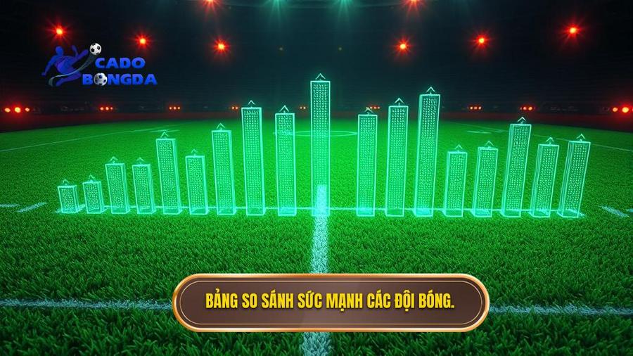 Bảng so sánh sức mạnh các đội bóng hàng đầu